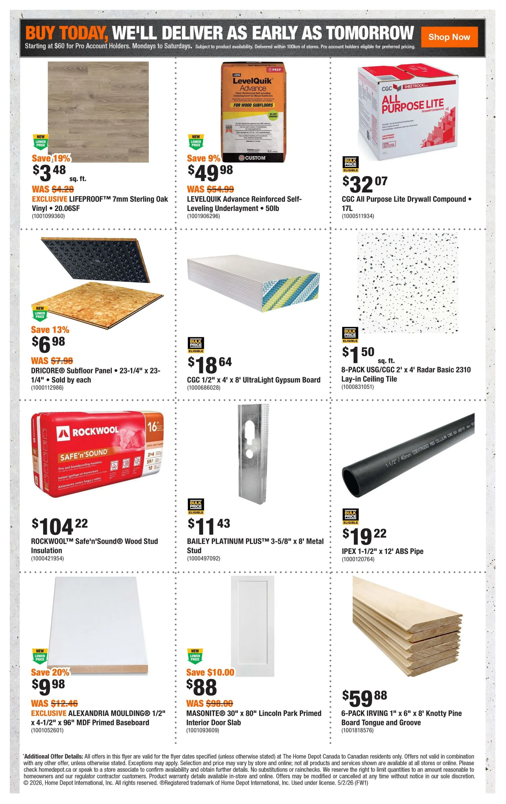 Weekly ad THE HOME DEPOT Sales from February 9 to February 15 2026 - Page 8