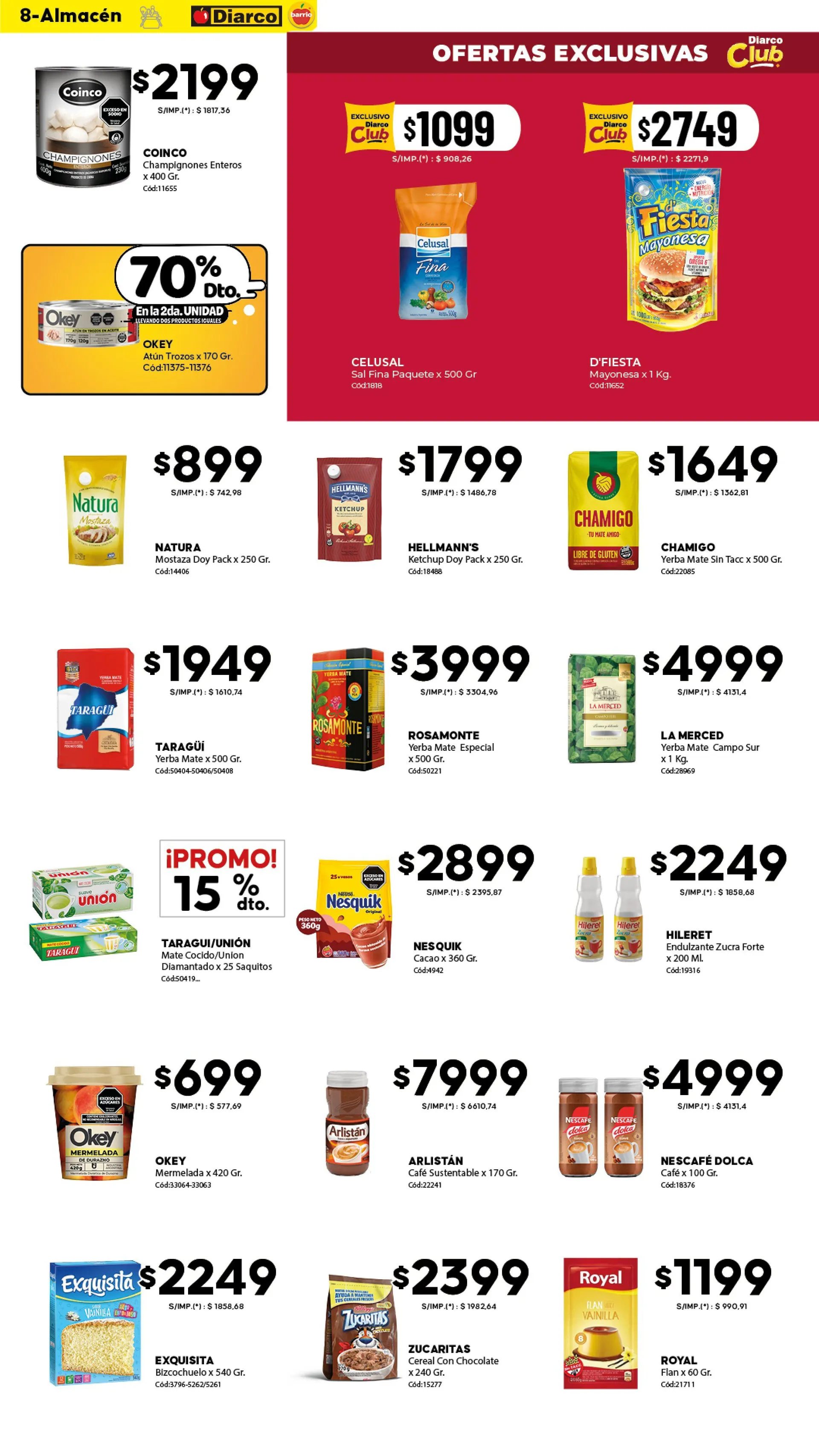 Ofertas de  Ofertas Diarco 13 de abril al 17 de abril 2026 - Página 8 del catálogo