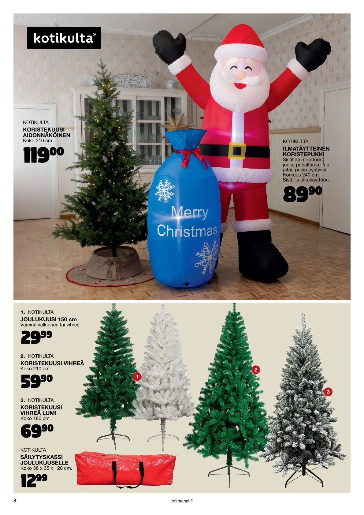  Tokmanni Tarjoukset voimassa alkaen 28. marraskuuta - 24. joulukuuta 2025 - Tarjouslehti sivu 8