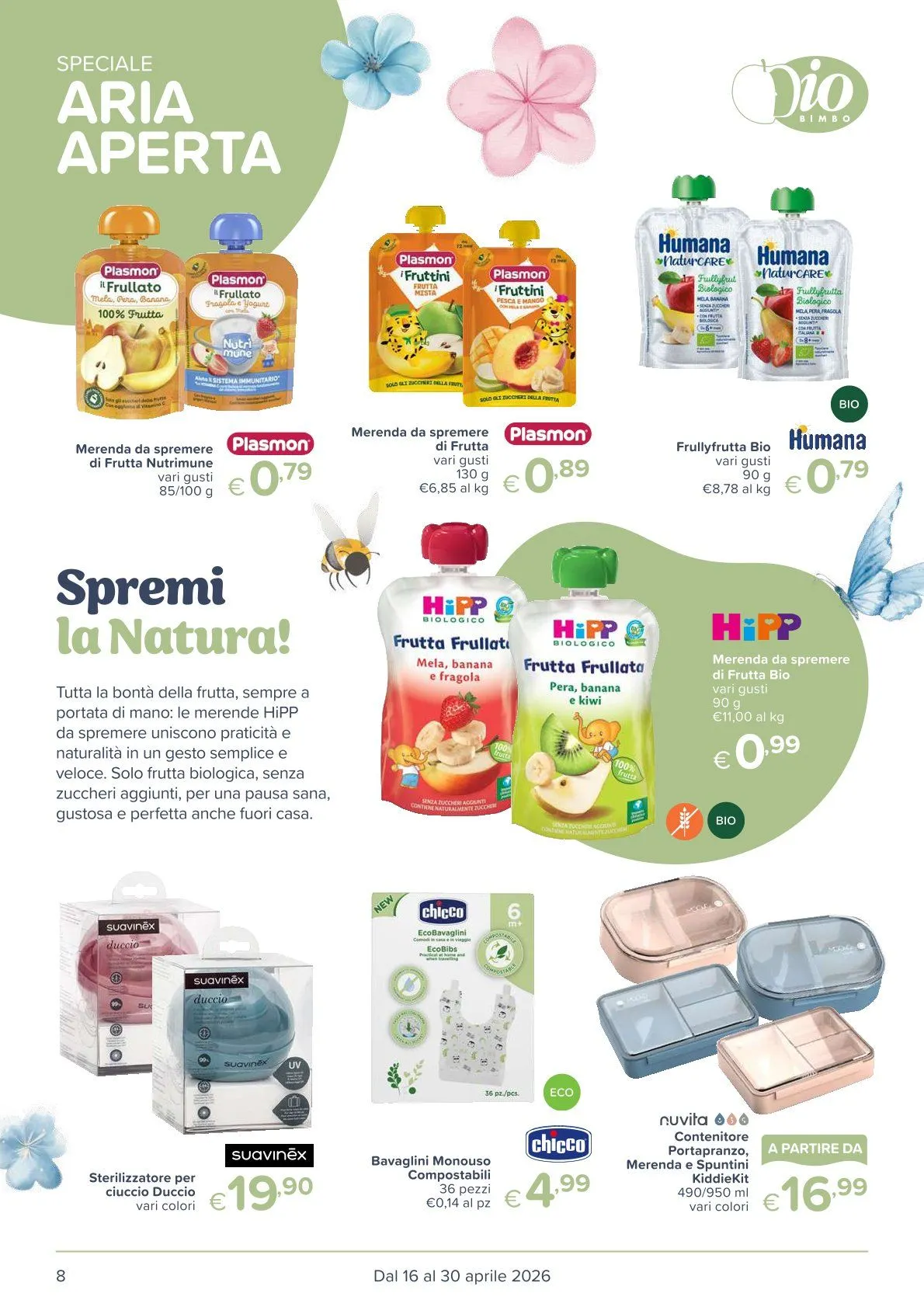  Volantini Io Bimbo da 16 aprile a 30 aprile di 2026 - Pagina del volantino 8