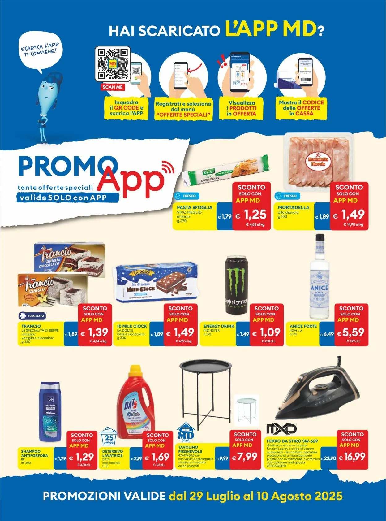Volantini MD Discount da 29 luglio a 10 agosto di 2025 - Pagina del volantino 8