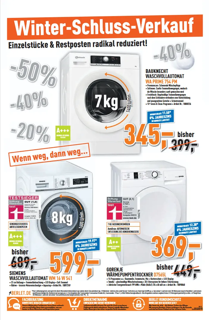  Berlet Angebote von 16. April bis 21. April 2026 - Prospekt seite 8