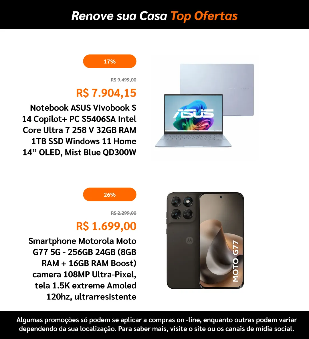 Encarte de Ponto Frio 29 de julho até 17 de agosto 2026 - Pagina 8