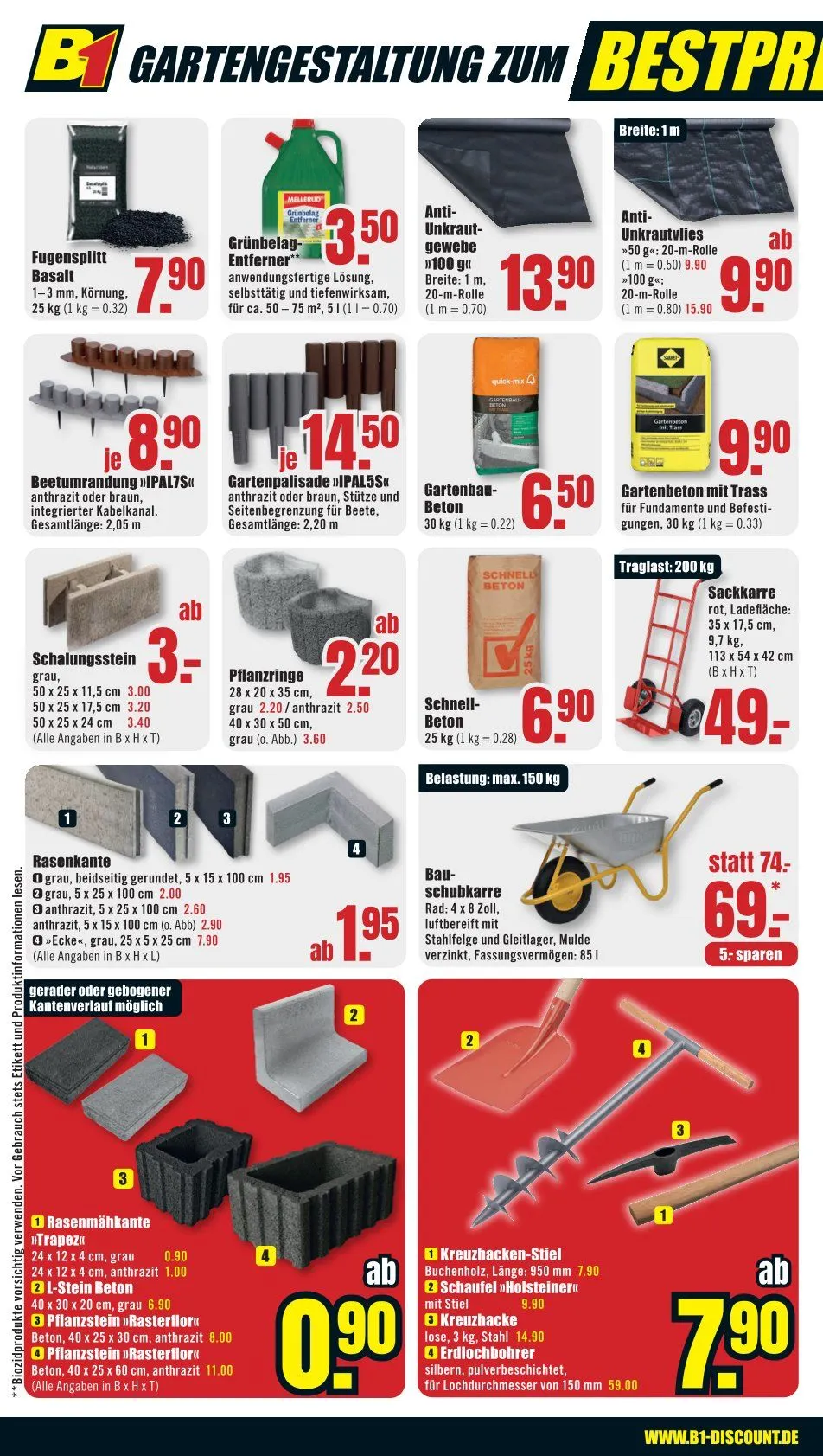 B1 Discount Baumarkt Angebote von 11. April bis 17. April 2026 - Prospekt seite 8