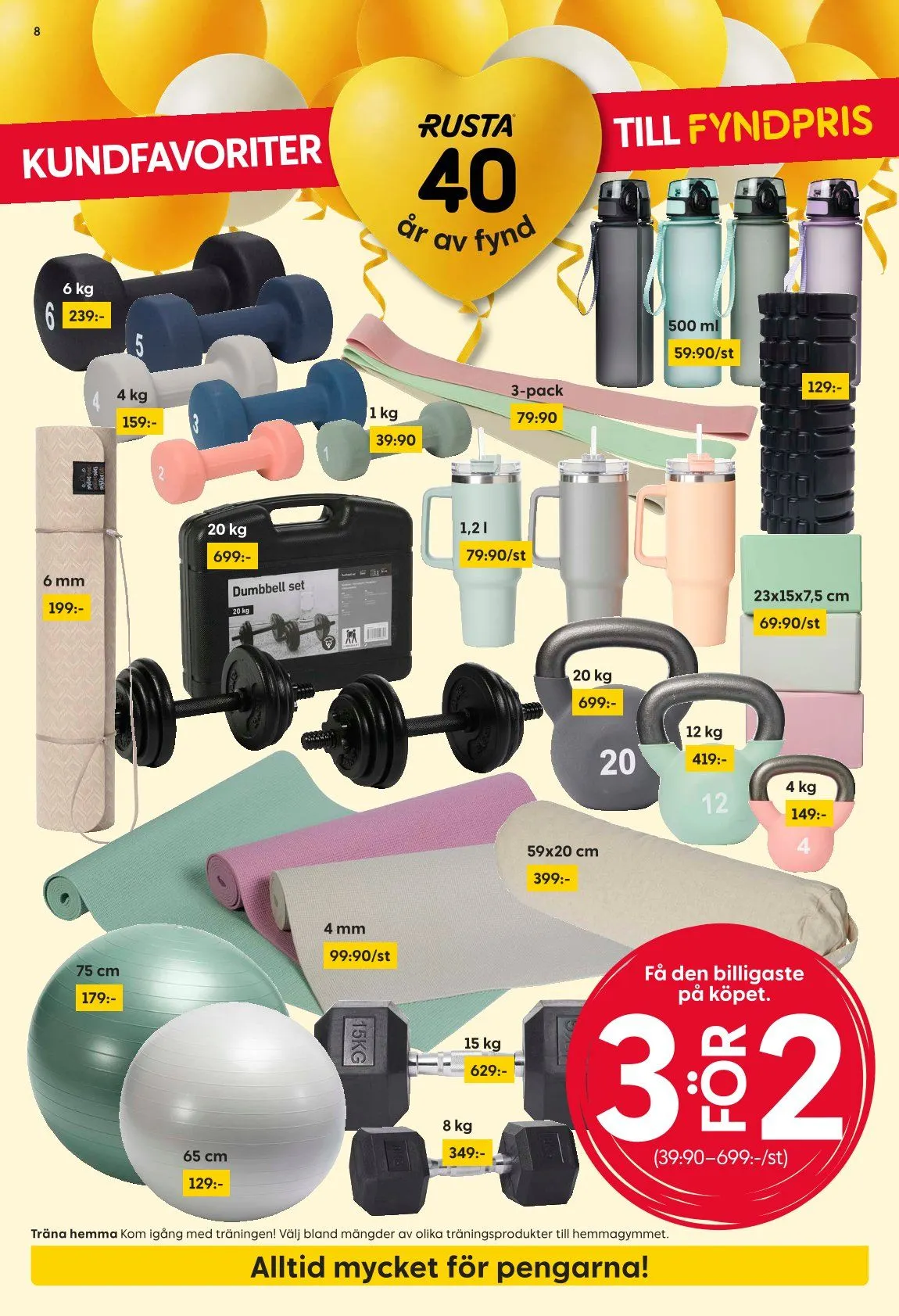 Senaste Rusta erbjudanden från 18 maj till 24 maj 2026 - Reklamblad sidor 8
