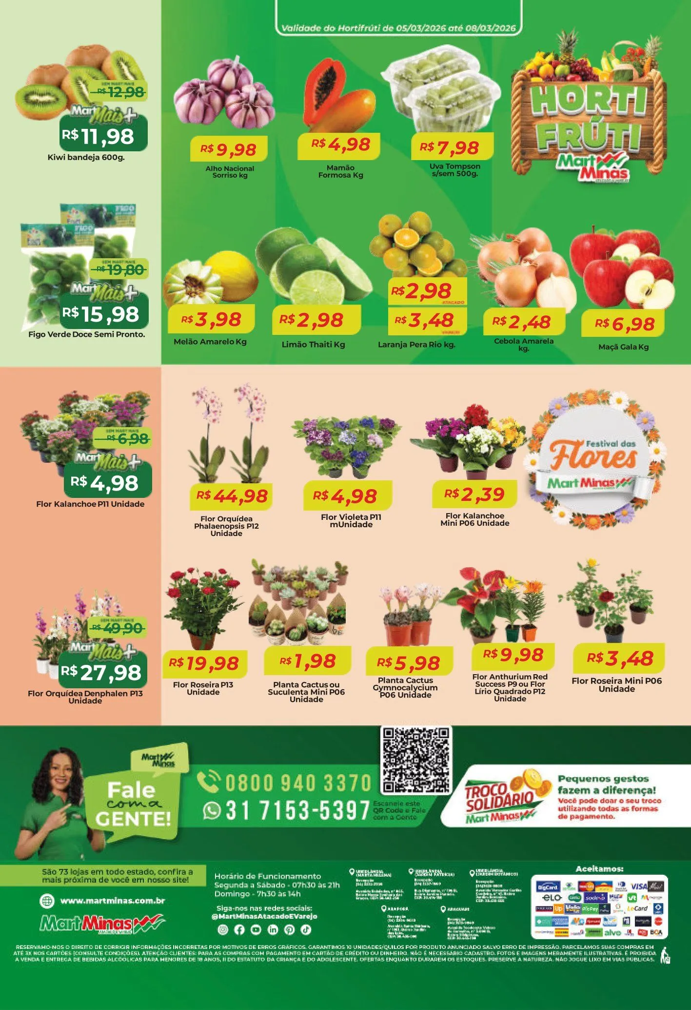 Encarte de Folhetos Mart Minas 6 de março até 12 de março 2026 - Pagina 8