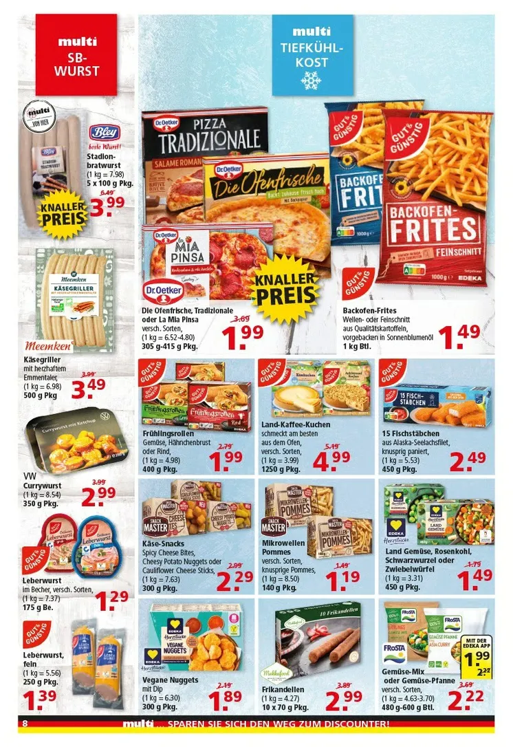  Multi Markt Angebote von 15. Juni bis 20. Juni 2026 - Prospekt seite 8