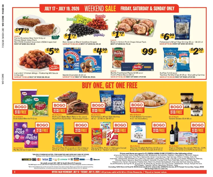 Weekly ad  Winn Dixie Sales from July 15 to July 21 2026 - Page 8