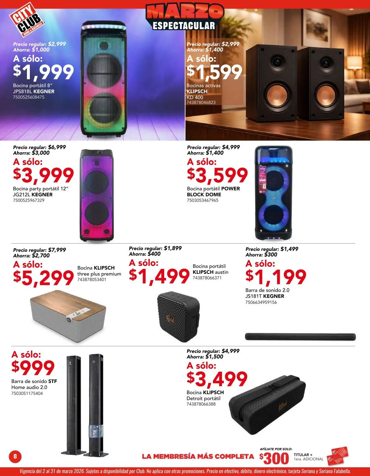 Catálogo de Ofertas  City Club 2 de marzo al 31 de marzo 2026 - Pagina 8