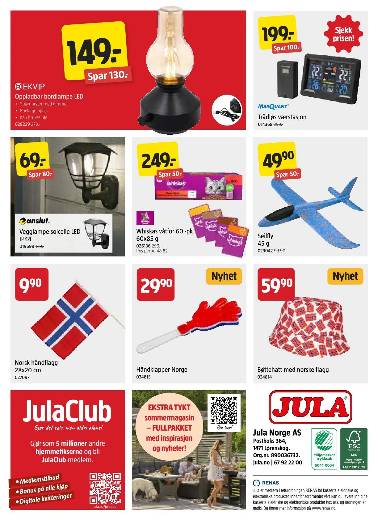 Jula-tilbudene fra 25. mai til 3. juni 2026 - kundeavisside 8