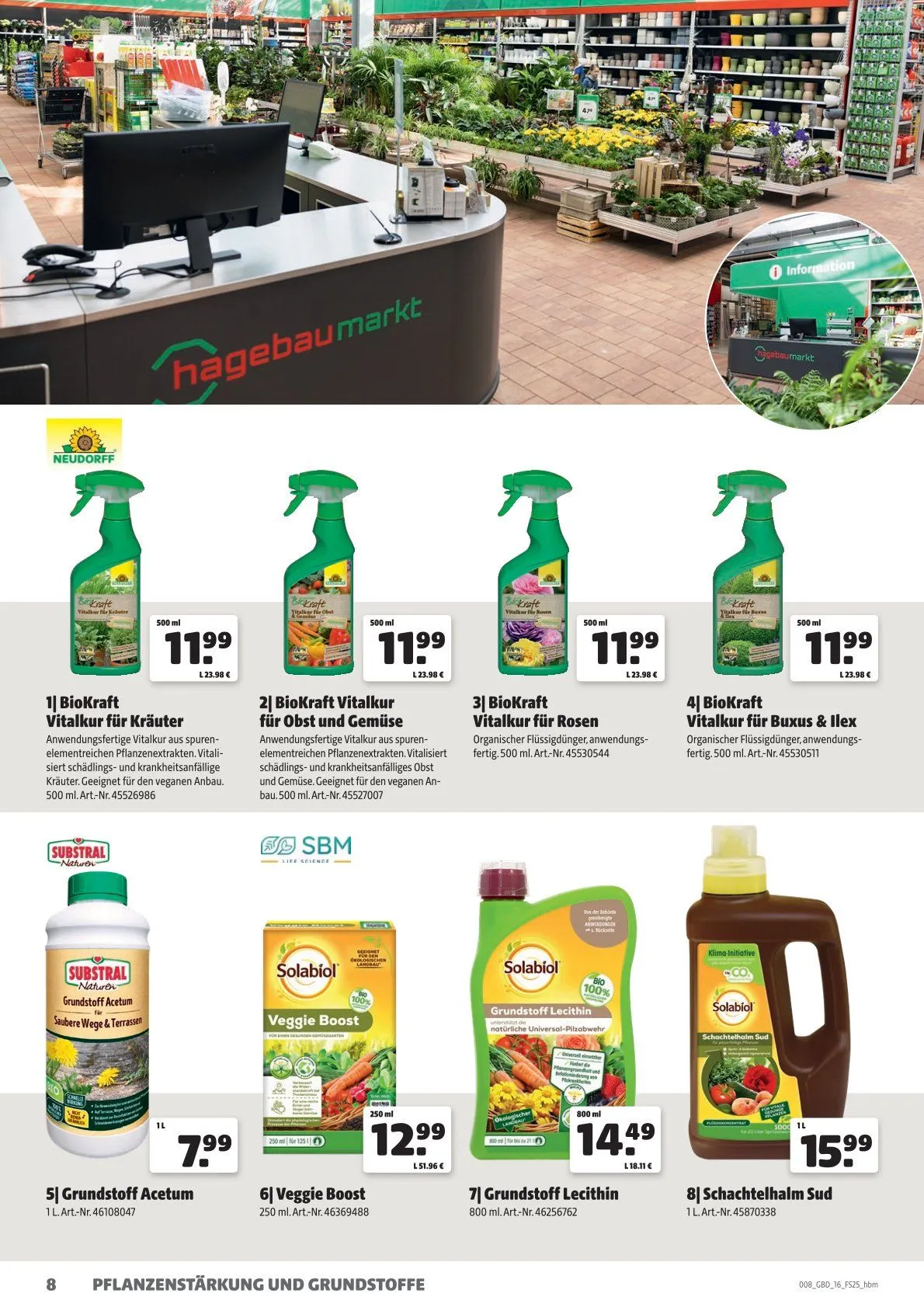 Hagebau Prospekt von 21. Mai bis 31. Dezember 2025 - Prospekt seite 8