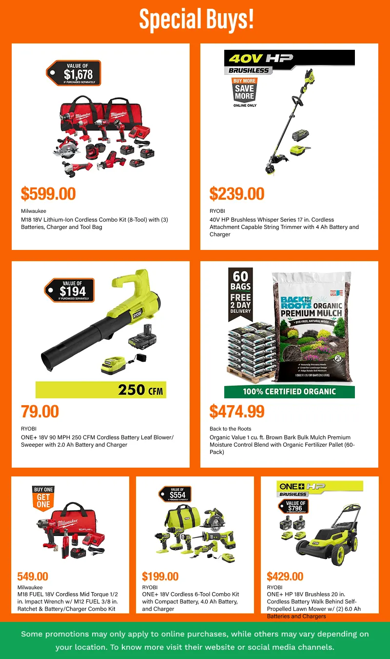 Weekly ad  The Home Depot Sales from June 4 to June 23 2026 - Page 8