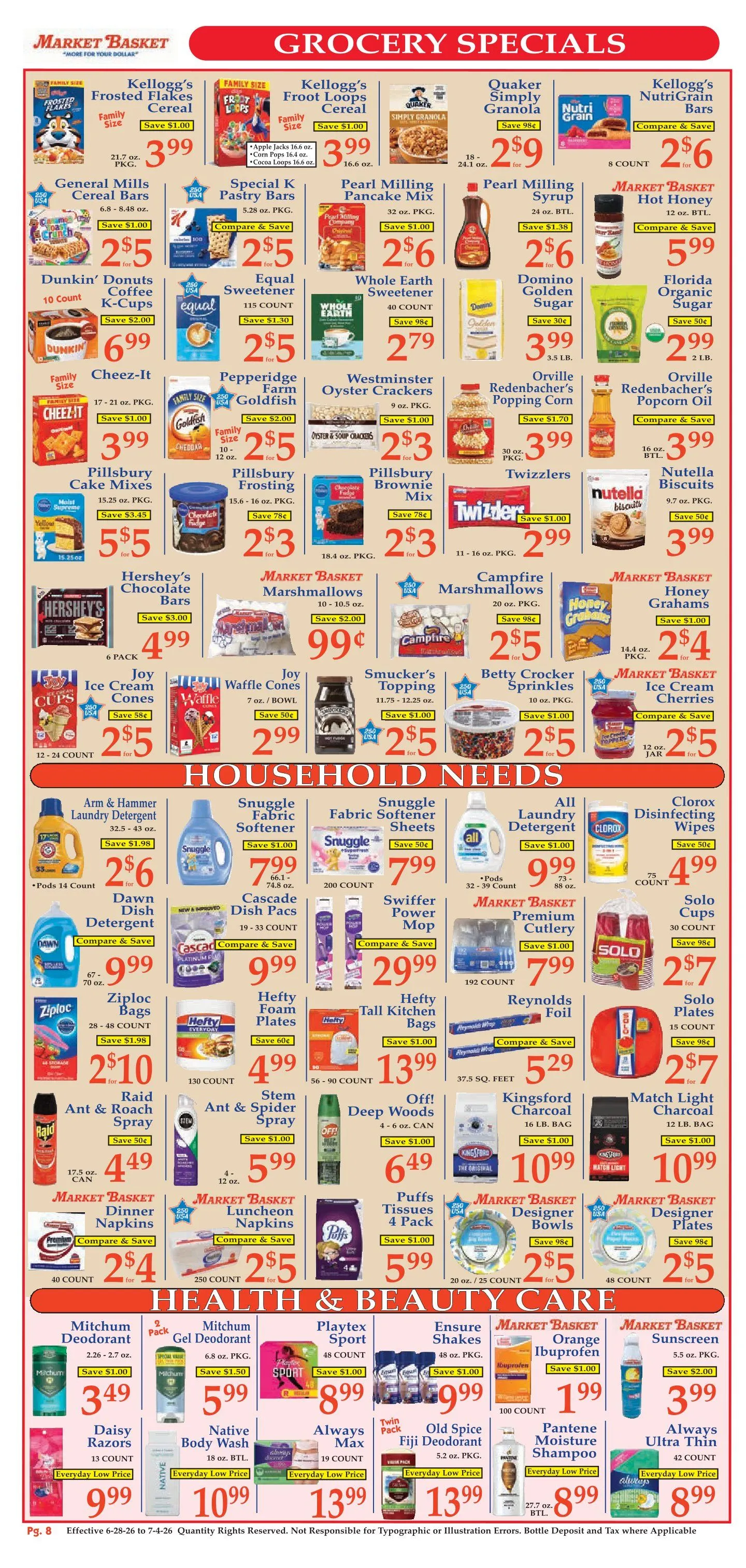 Weekly ad Market Basket Sales from June 28 to July 4 2026 - Page 8