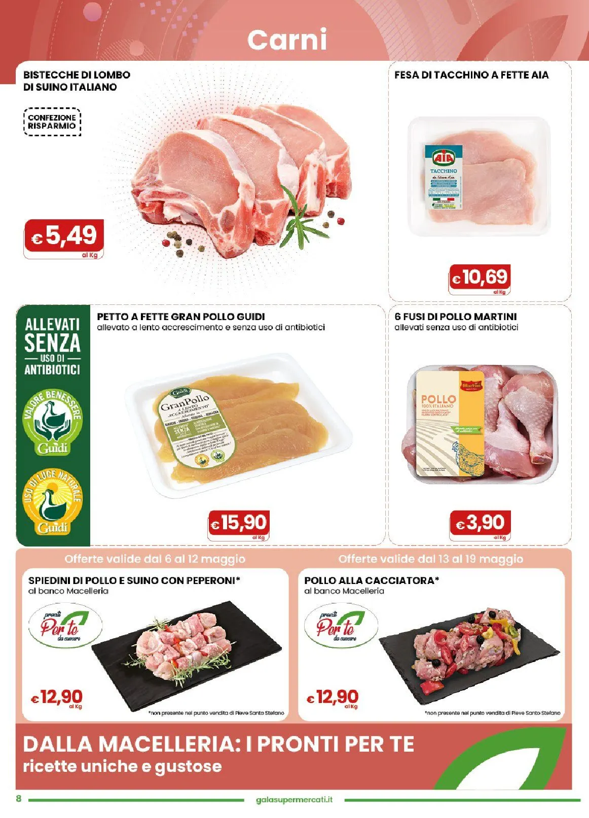  Volantini Gala Supermercati da 6 maggio a 19 maggio di 2026 - Pagina del volantino 8