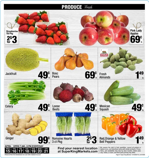 Weekly ad Super King Markets Sales from April 15 to April 21 2026 - Page 8