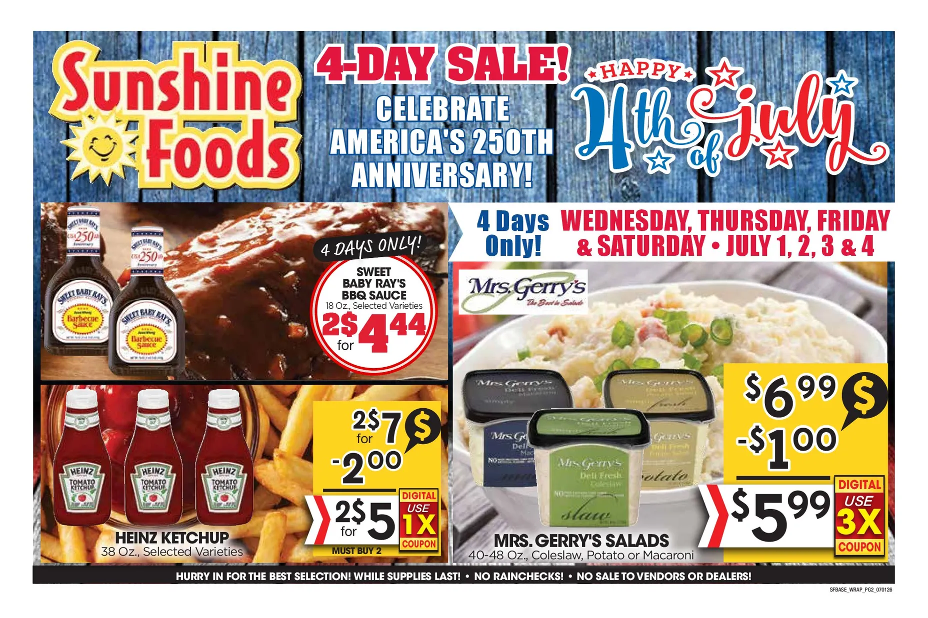 Weekly ad Sunshine Foods Sales from July 1 to July 7 2026 - Page 8