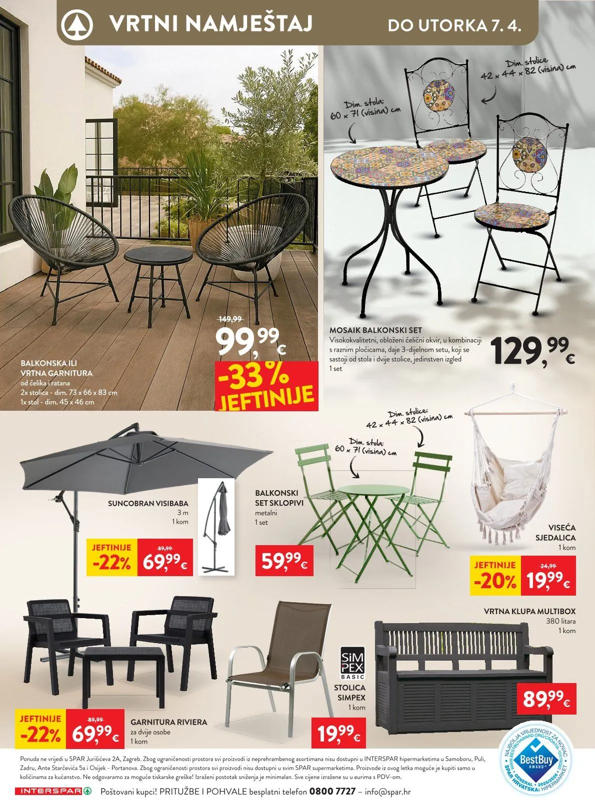 Katalog Ponude trgovine INTERSPAR od 25. ožujka do 7. travnja 2026. - Pregled Stranica 8