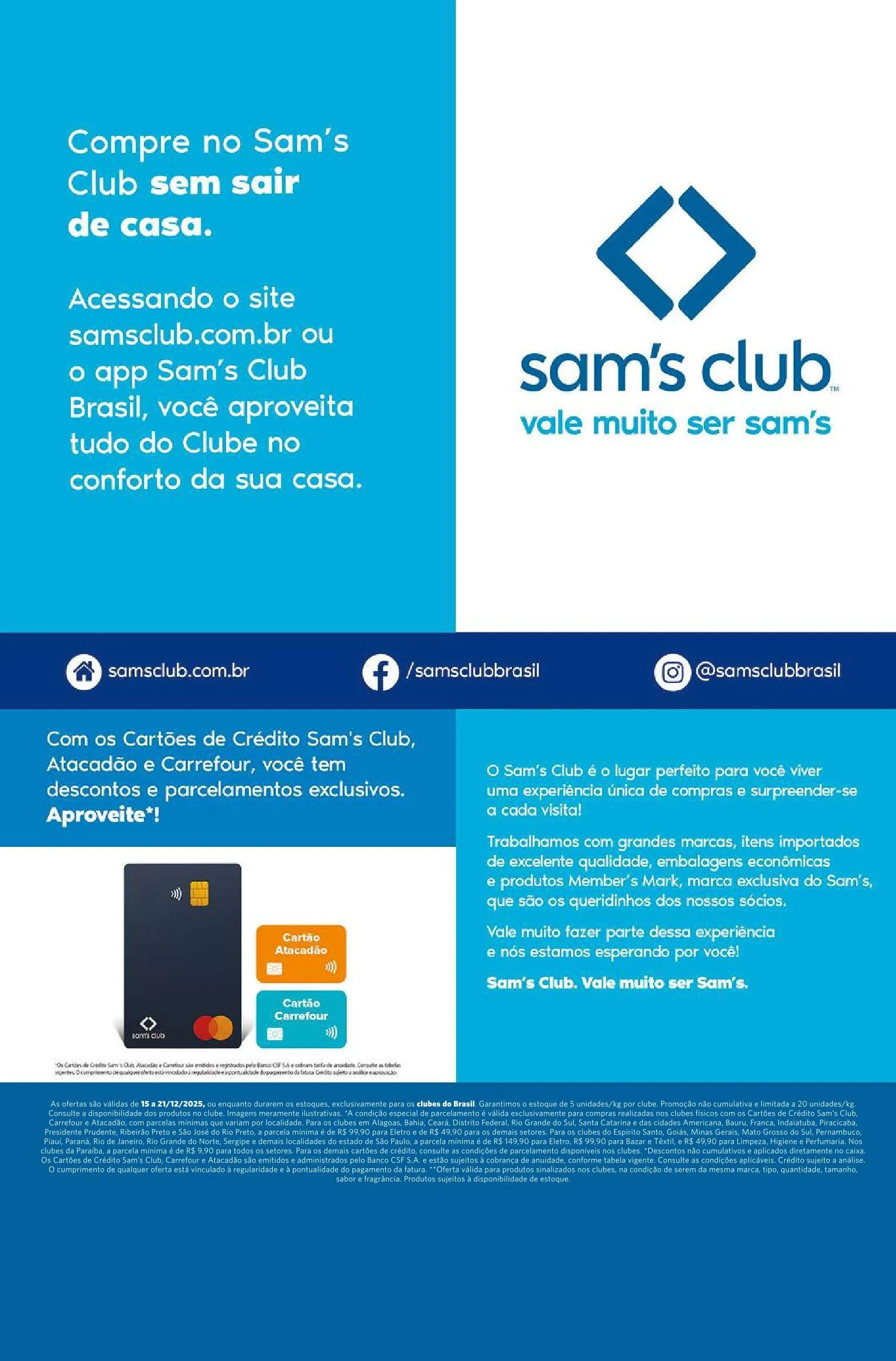 Encarte de Sam's Club 15 de dezembro até 21 de dezembro 2025 - Pagina 8