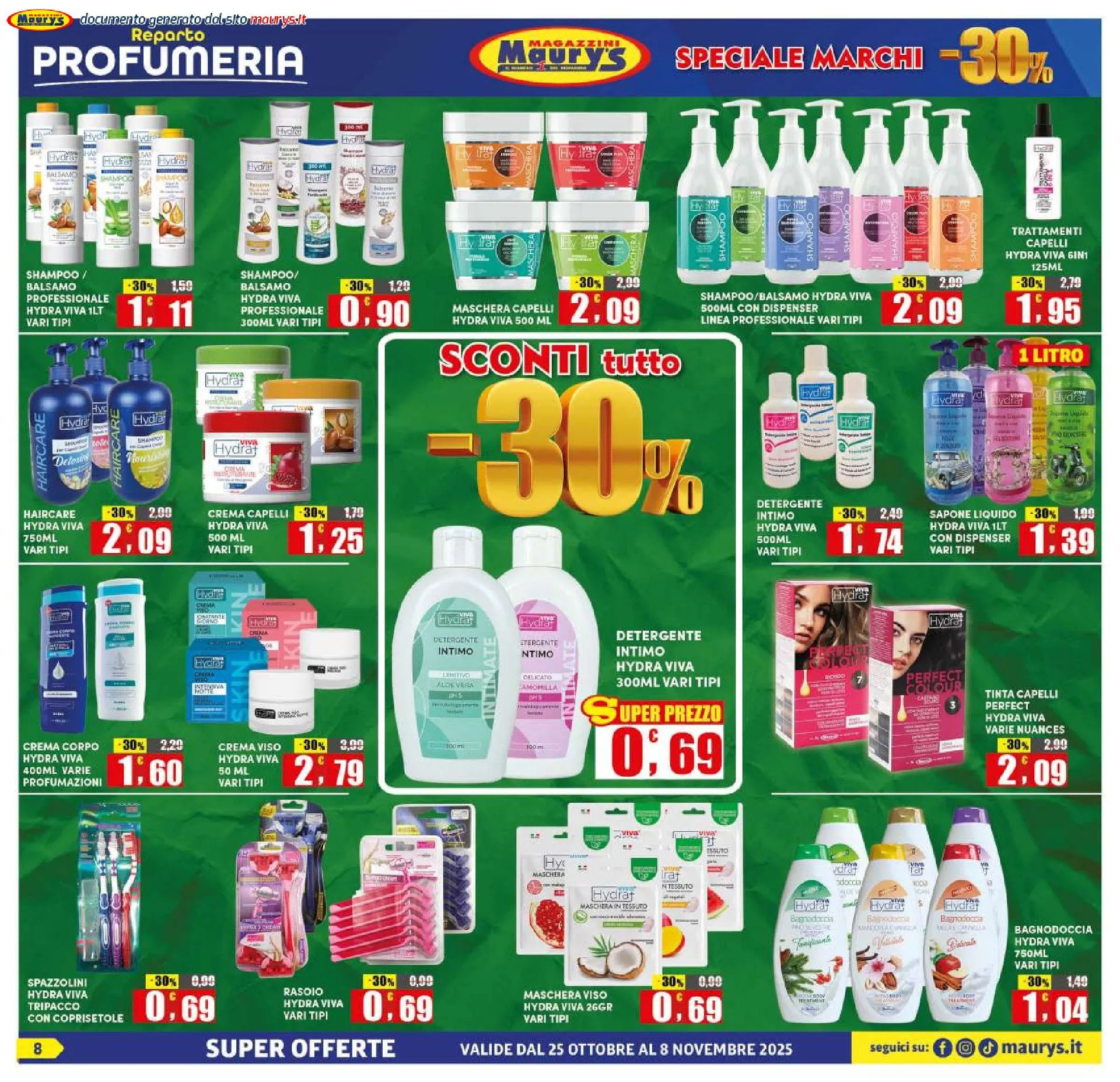 Maury's Volantino da 25 ottobre a 8 novembre di 2025 - Pagina del volantino 8