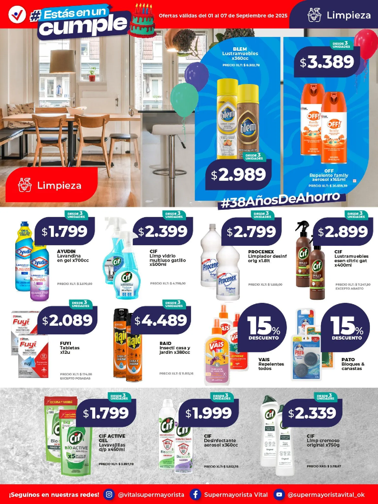 Ofertas de  Vital Ofertas 1 de septiembre al 7 de septiembre 2025 - Página 8 del catálogo