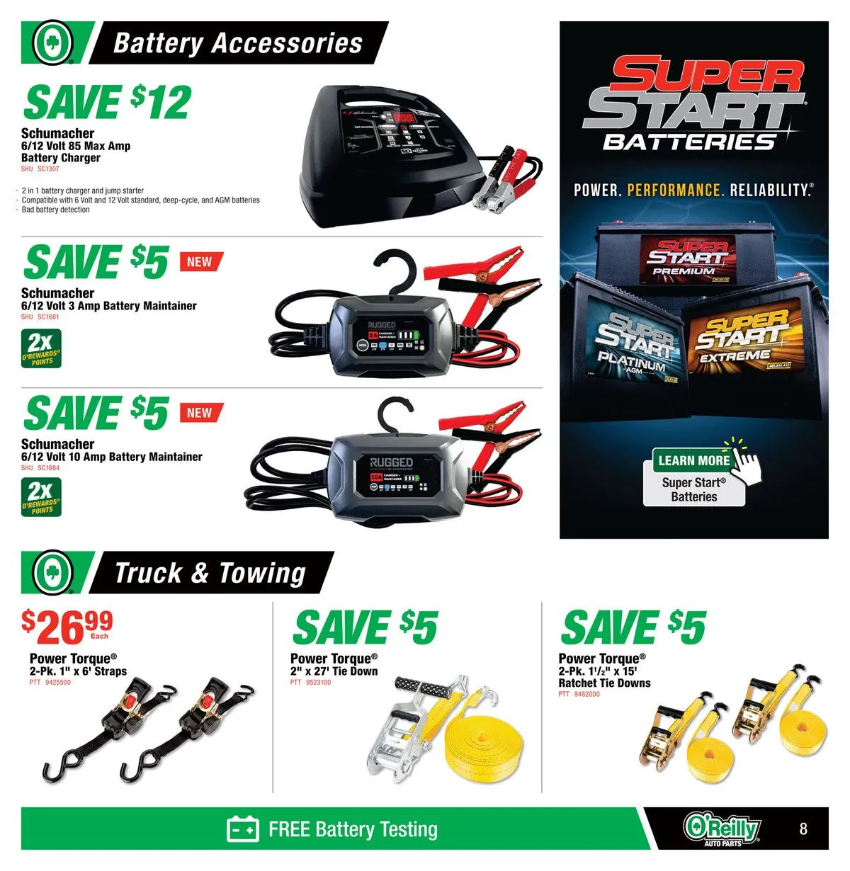 Weekly ad O'Reilly Auto Parts Sales from October 29 to November 25 2025 - Page 8