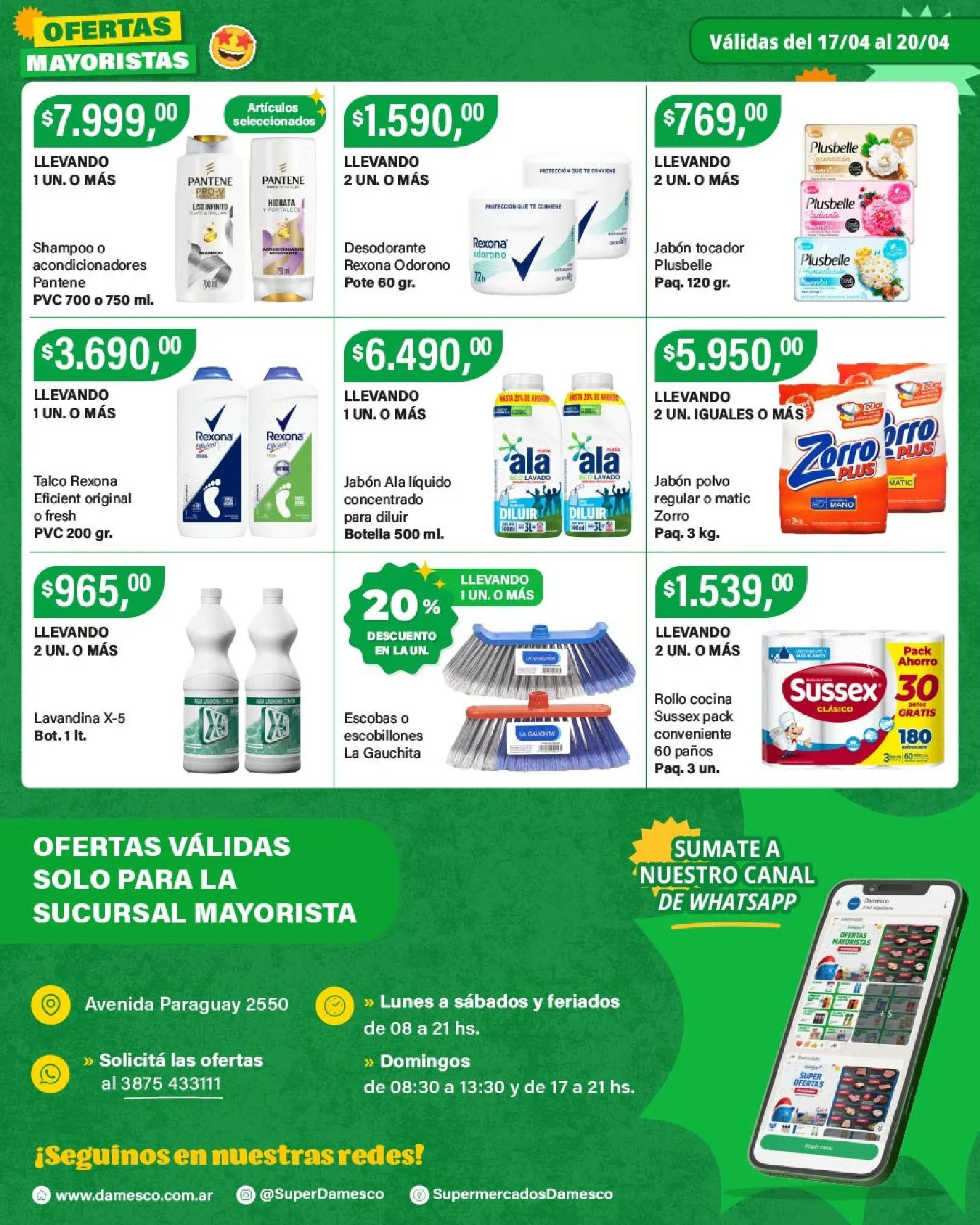Ofertas de Ofertas Damesco 17 de abril al 20 de abril 2026 - Página 8 del catálogo
