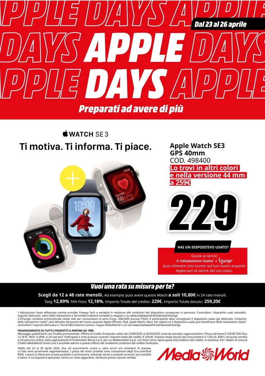 Volantini MEDIAWORLD da 23 aprile a 26 aprile di 2026 - Pagina del volantino 8