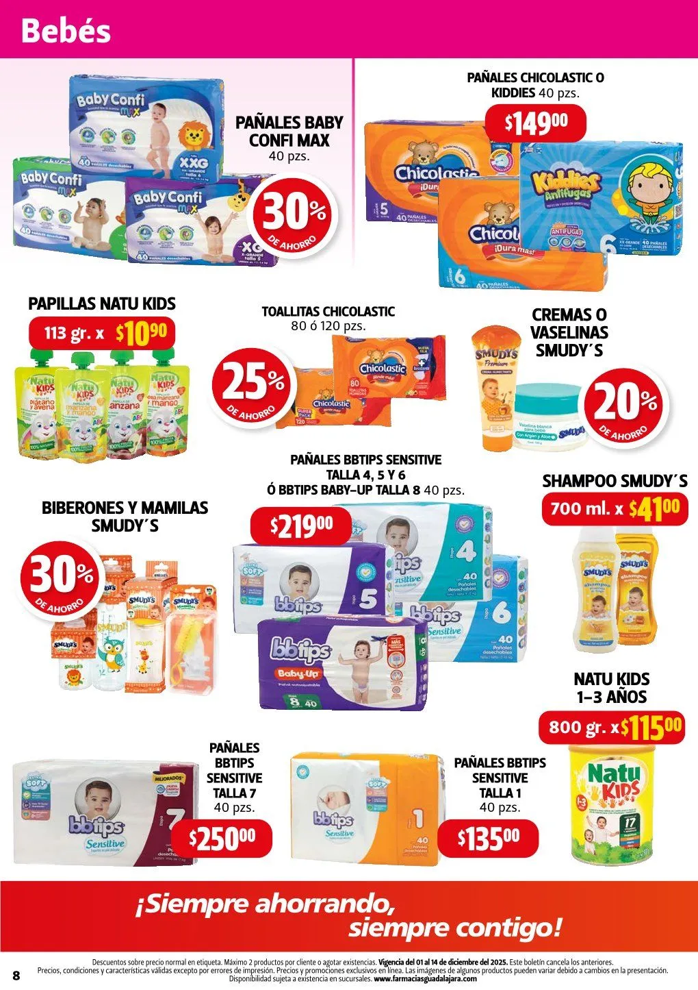Catálogo de Farmacia Guadalajara 17 de diciembre al 22 de diciembre 2025 - Pagina 8