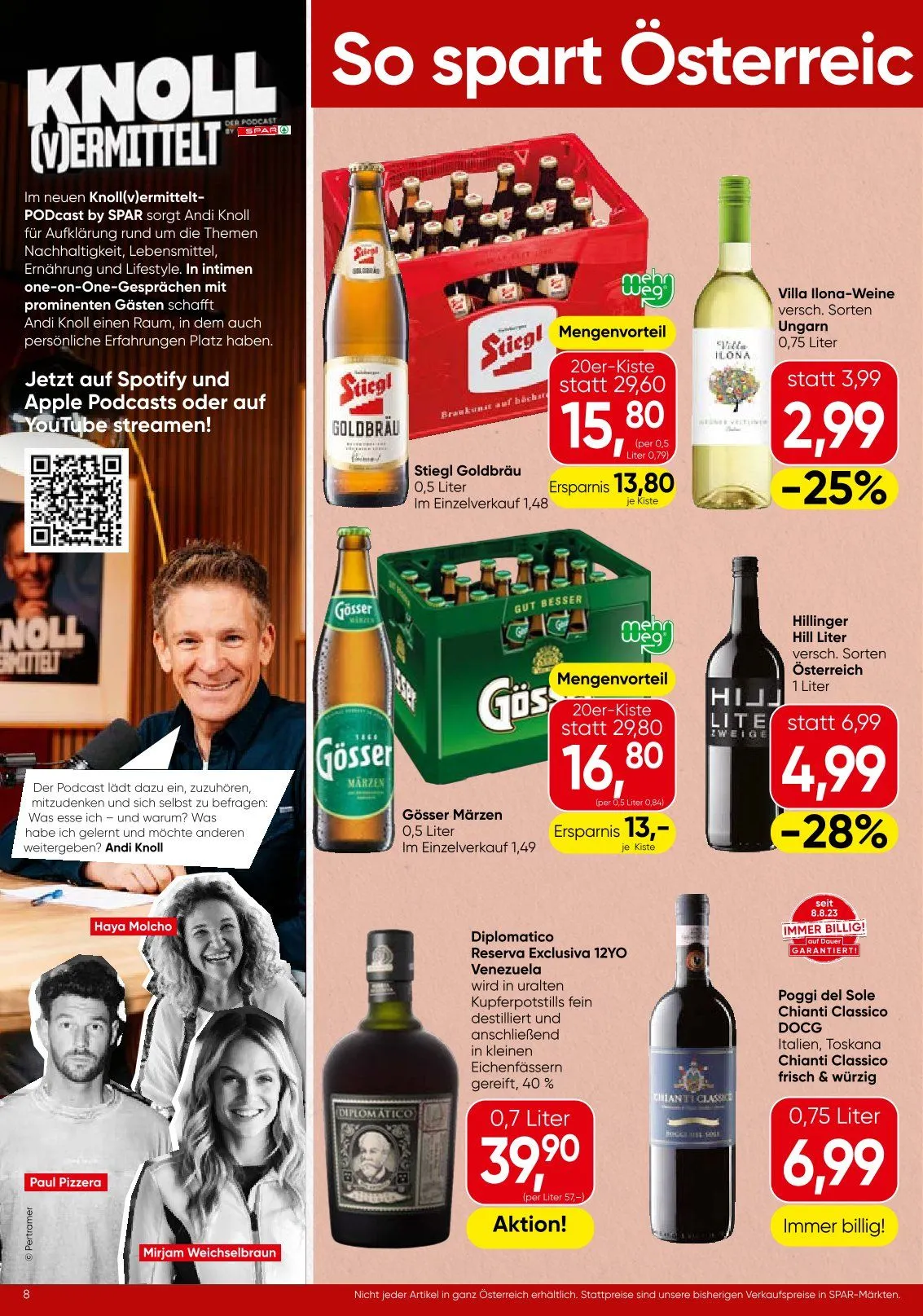 SPAR  von 15. April bis 21. April 2026 - Flugblätt seite  8