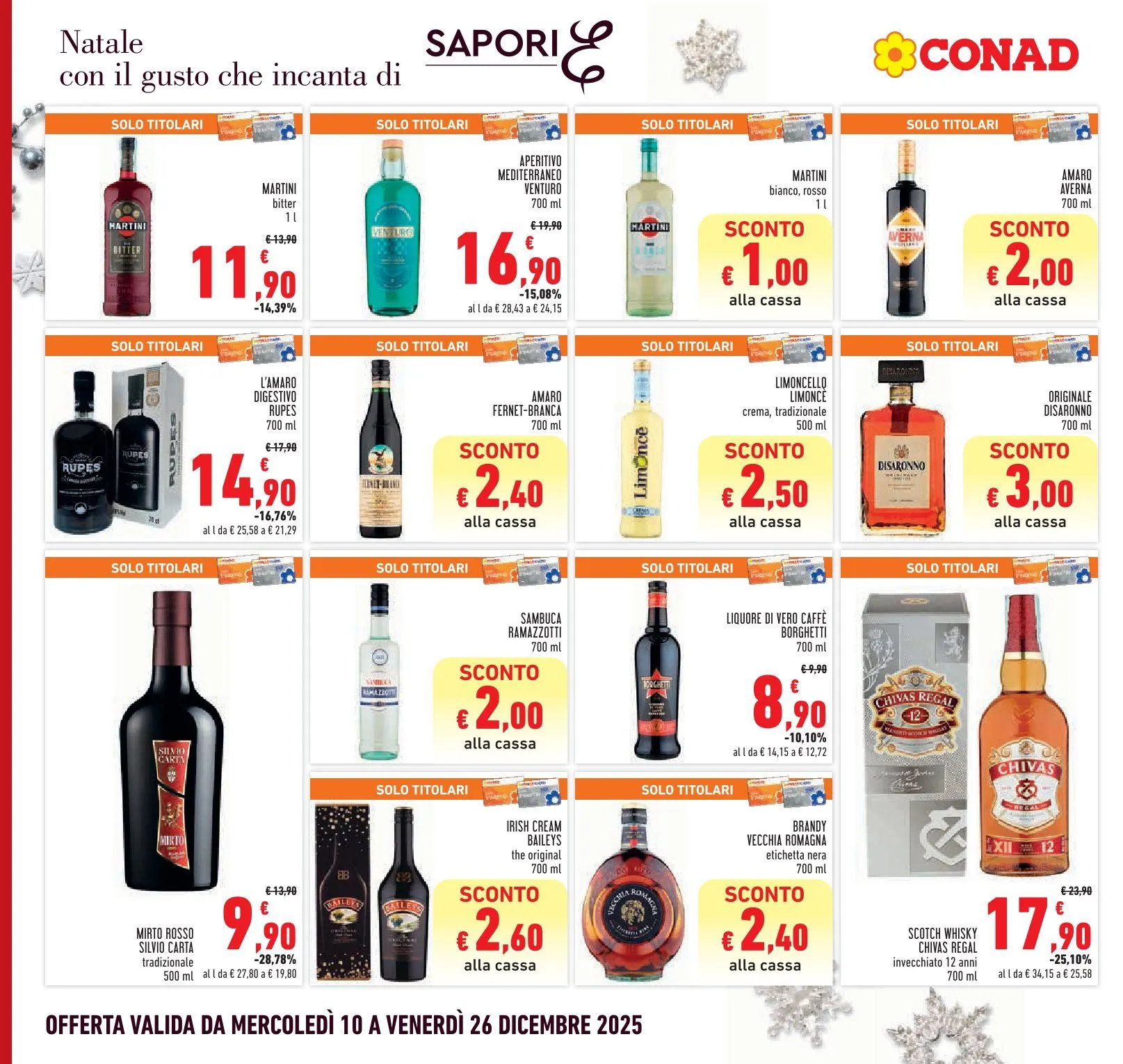  Sapori & Dintorni Conad da 10 dicembre a 26 dicembre di 2025 - Pagina del volantino 8