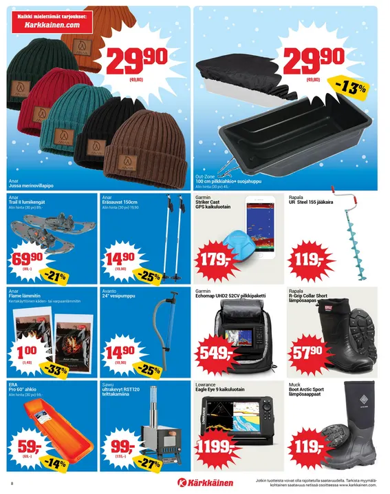 Kaupan Kärkkäinen uusimmat tarjoukset voimassa alkaen 4. helmikuuta - 17. helmikuuta 2026 - Tarjouslehti sivu 8