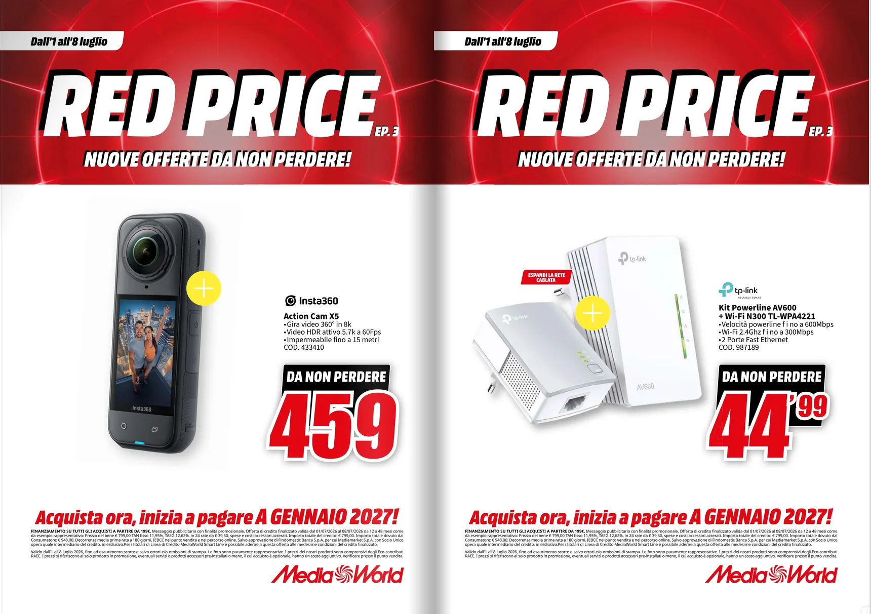 Volantini MEDIAWORLD da 1 luglio a 8 luglio di 2026 - Pagina del volantino 8
