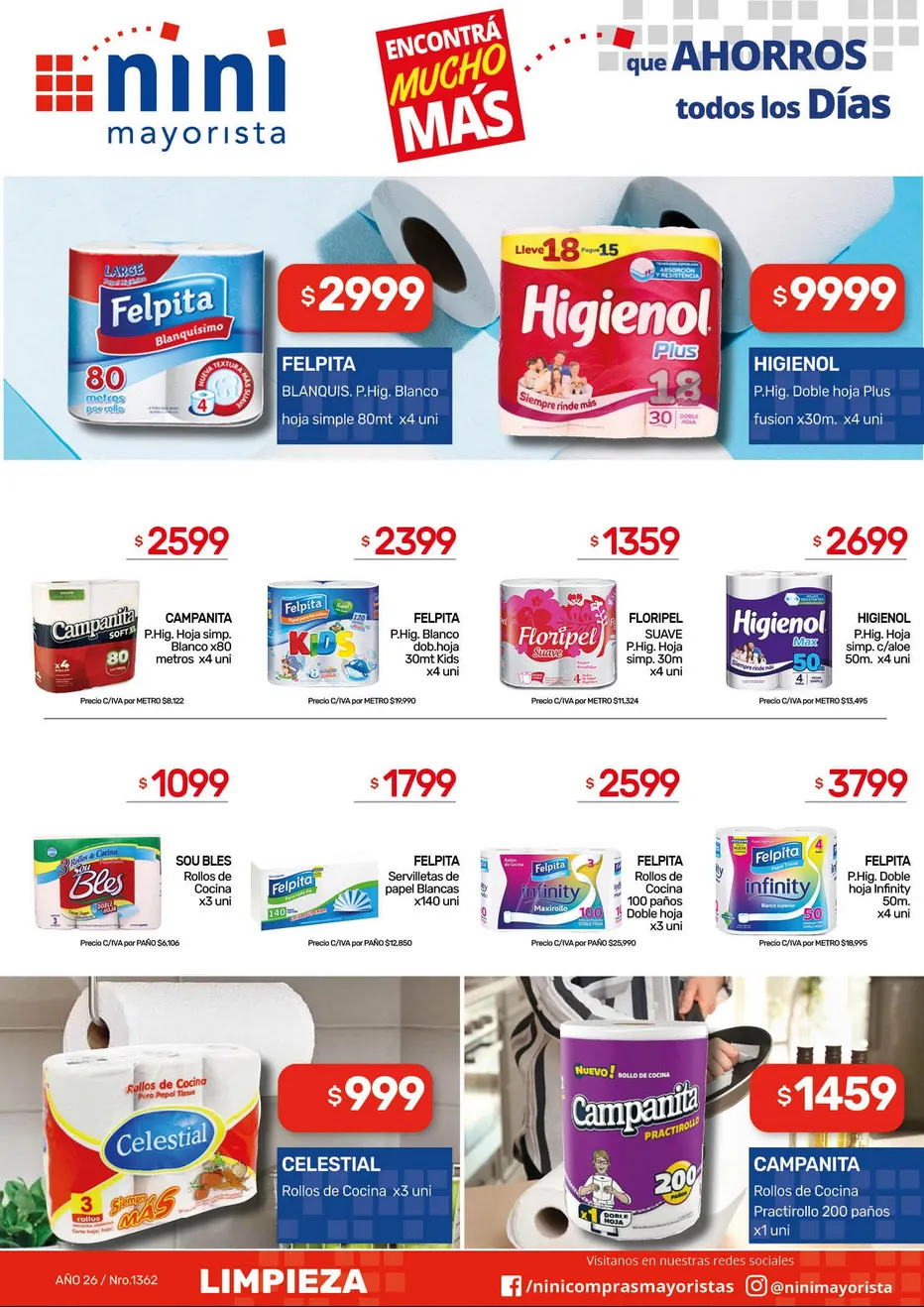 Ofertas de  Ofertas Nini Mayorista 1 de junio al 7 de junio 2026 - Página 8 del catálogo