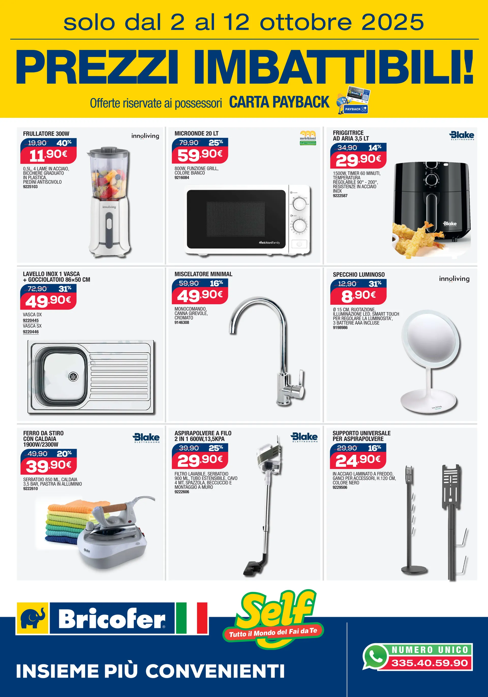 Volantini Bricofer da 2 settembre a 12 ottobre di 2025 - Pagina del volantino 8