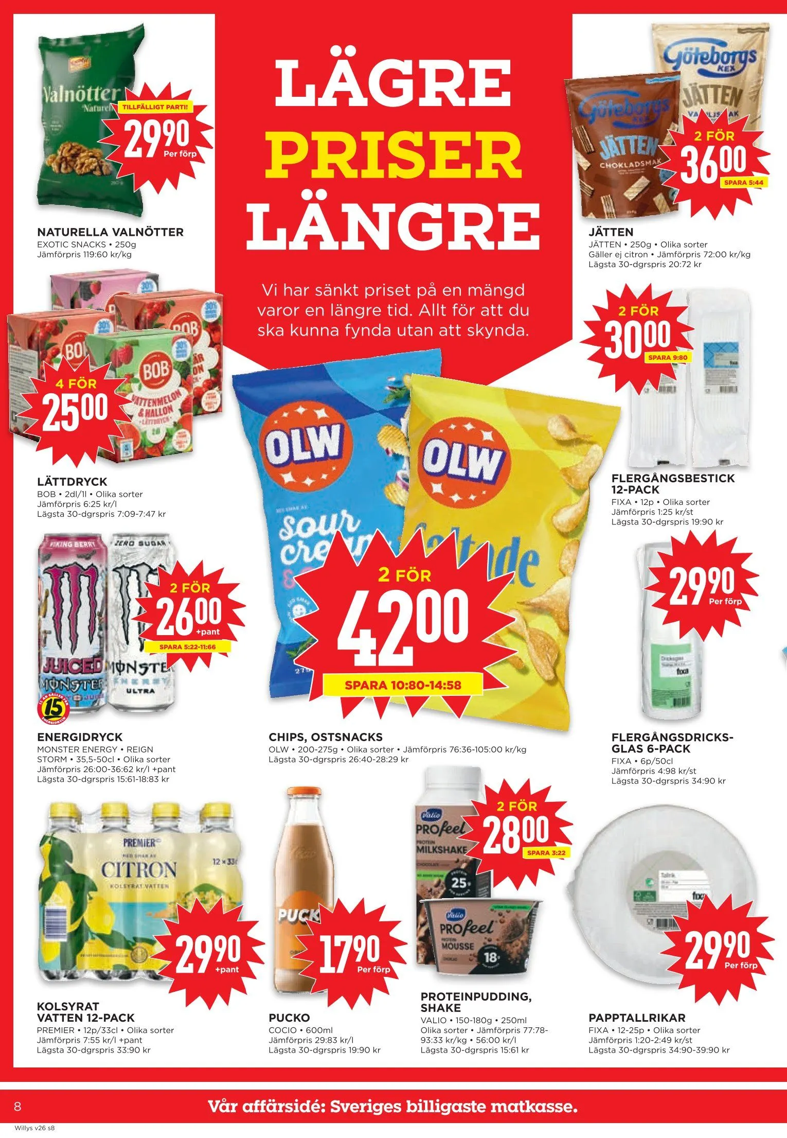 Willys erbjudanden från 22 juni till 28 juni 2026 - Reklamblad sidor 8