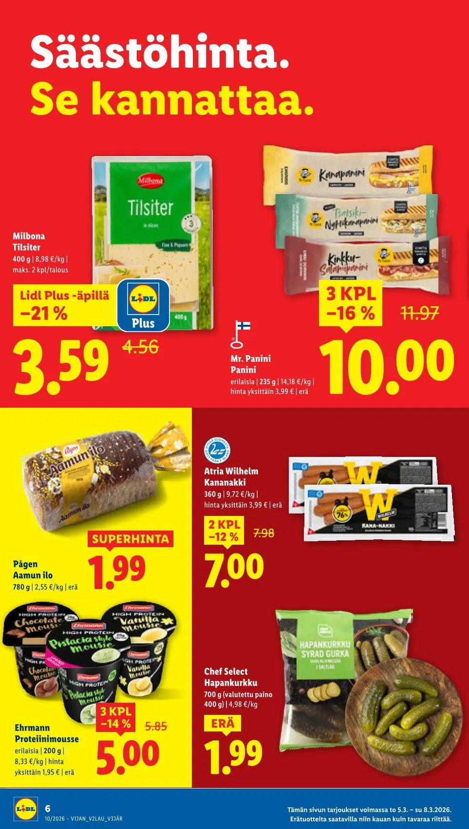  Kaupan Lidl uusimmat tarjoukset voimassa alkaen 5. maaliskuuta - 11. maaliskuuta 2026 - Tarjouslehti sivu 8