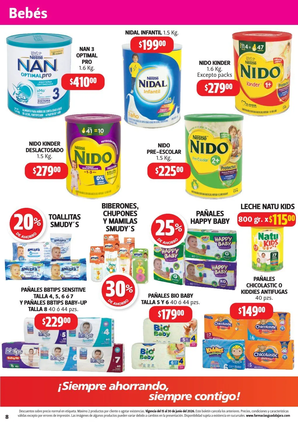 Catálogo de  Farmacia Guadalajara Ofertas 15 de junio al 30 de junio 2026 - Pagina 8