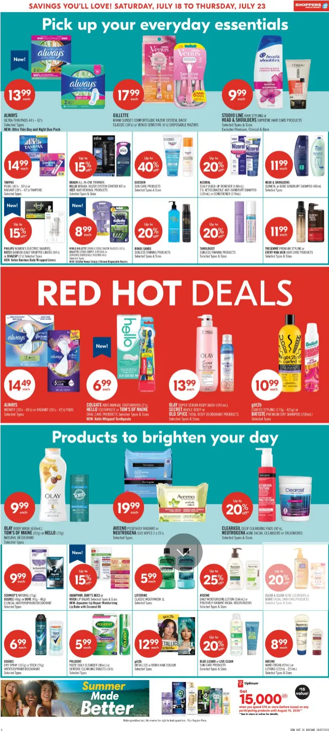 Shoppers Drug Mart Sales from July 18 to July 23 2026 - flyer page 8