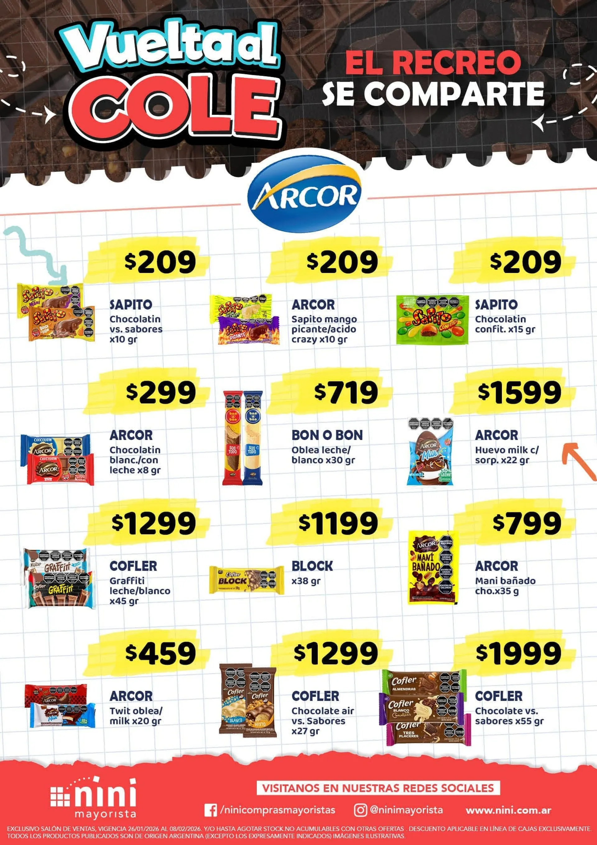 Ofertas de  Nini Mayorista Ofertas 26 de enero al 8 de febrero 2026 - Página 8 del catálogo