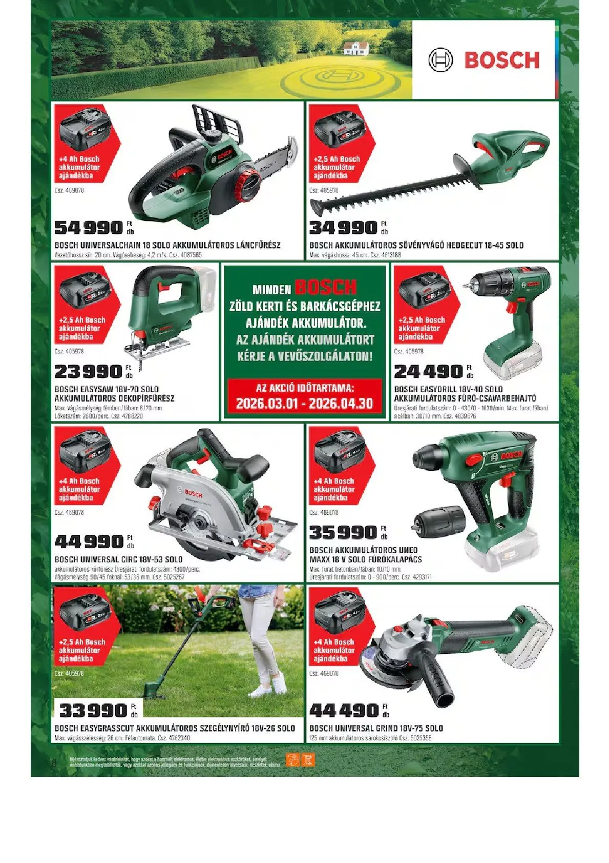 Katalógus OBI legfrissebb ajánlatai március 9.-tól március 29.-ig 2026. - Oldal 8