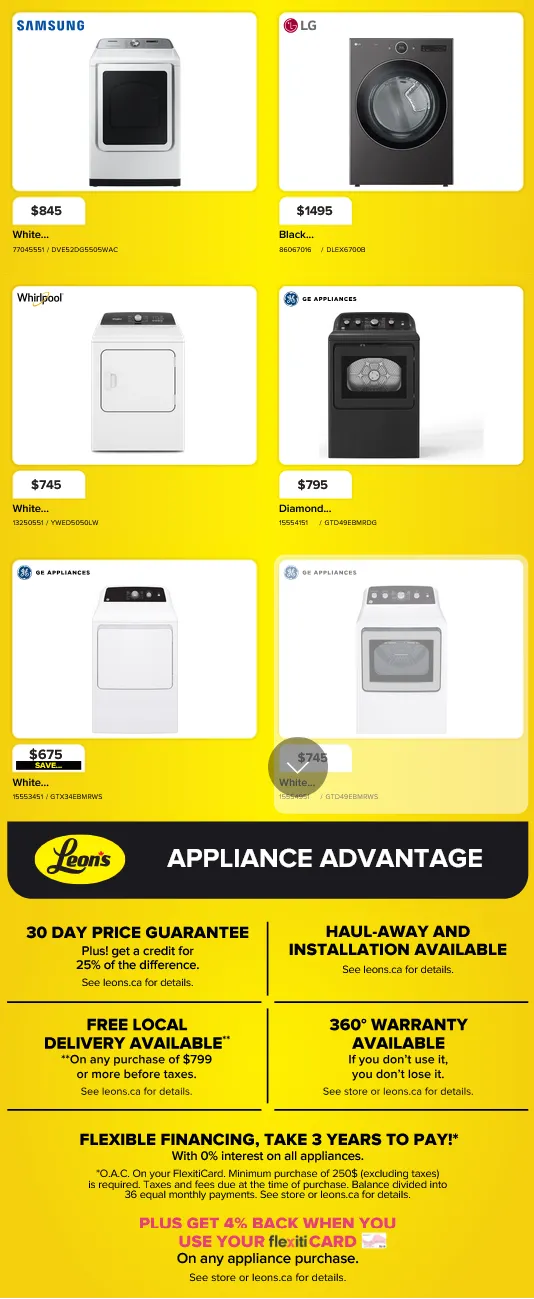  Leon's Sales from April 23 to April 29 2026 - flyer page 8