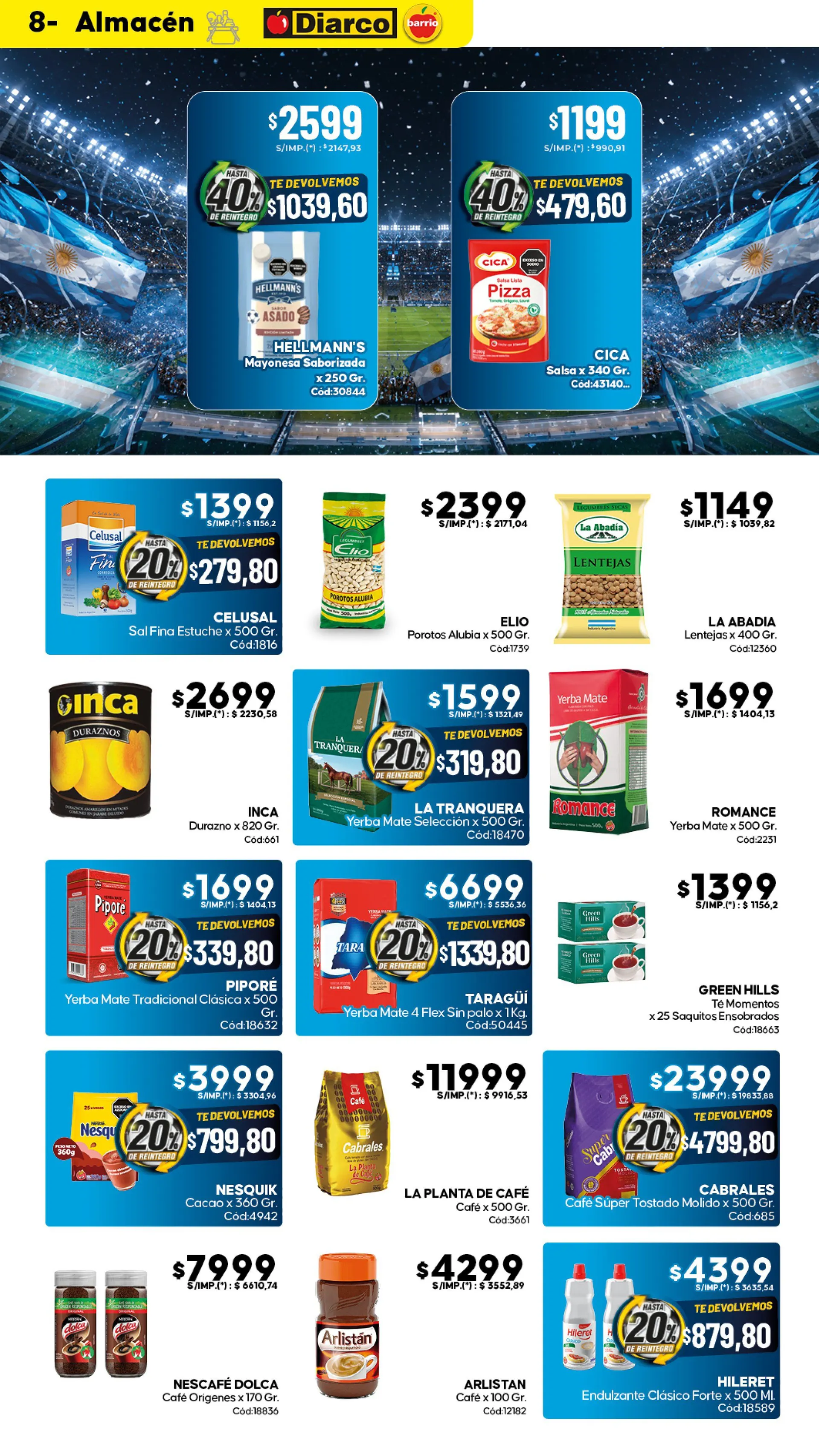 Ofertas de Ofertas Diarco  1 de junio al 5 de junio 2026 - Página 8 del catálogo