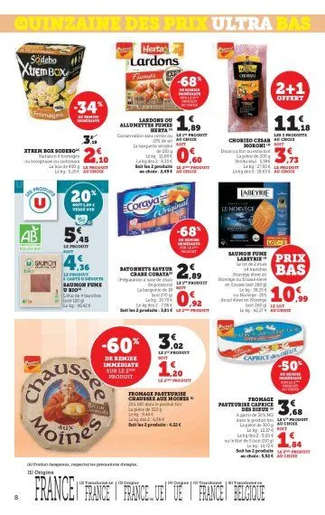 Promos de Super U du 11 mars au 23 mars 2025 - Catalogue page 8
