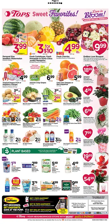 Weekly ad Tops Friendly Markets Sales from February 11 to February 15 2026 - Page 8