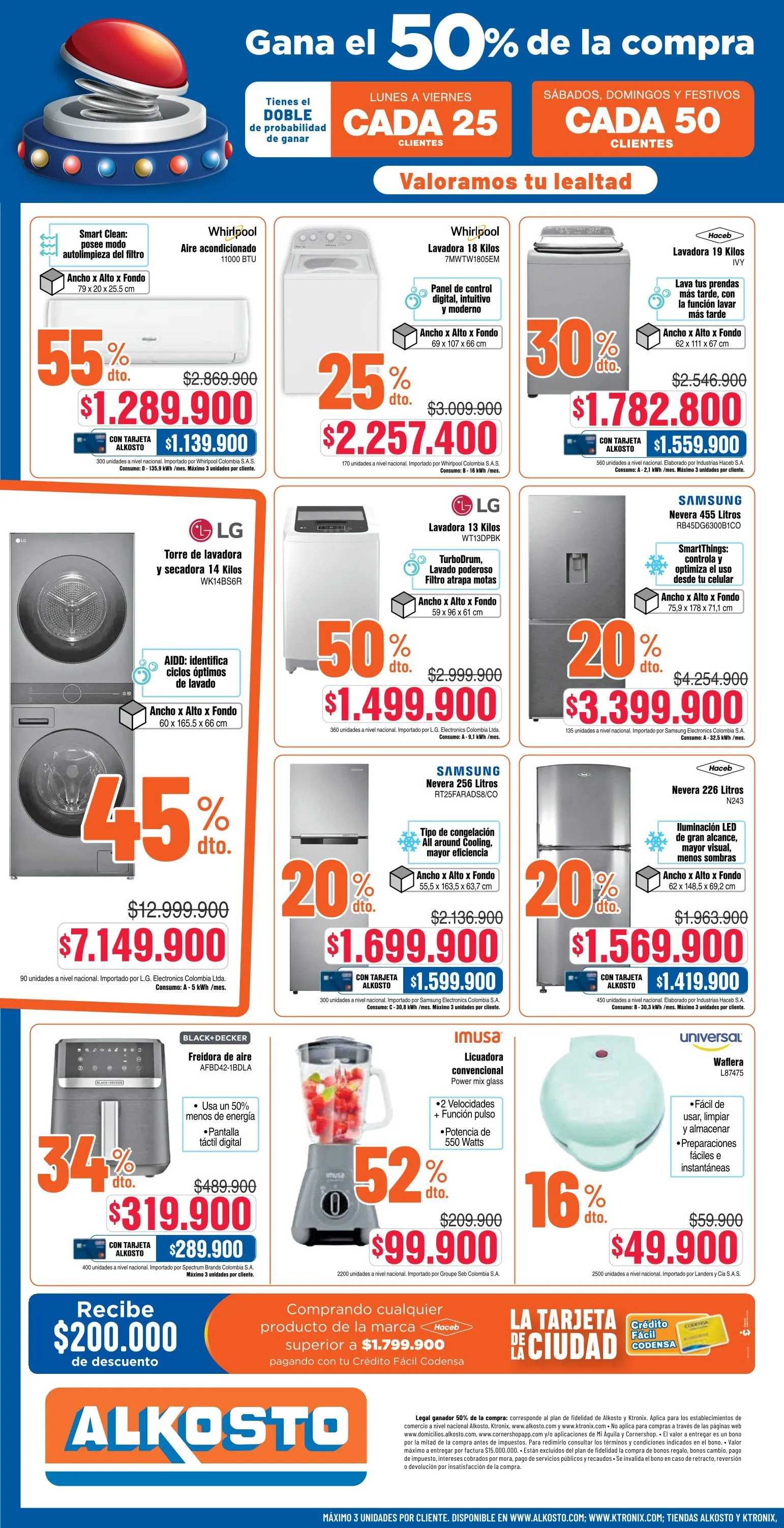 Catalogo de Útimas ofertas de Alkosto 28 de junio al 6 de agosto 2025 - Pag 8