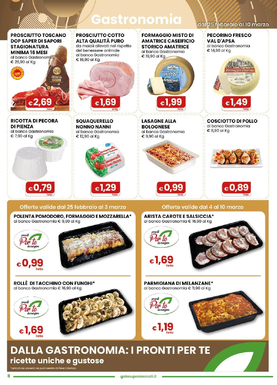 Gala Supermercati Volantino da 25 febbraio a 10 marzo di 2026 - Pagina del volantino 8