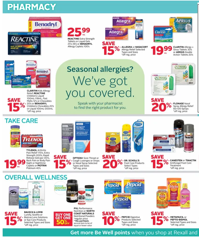 Rexall Sales from July 31 to August 13 2026 - flyer page 8