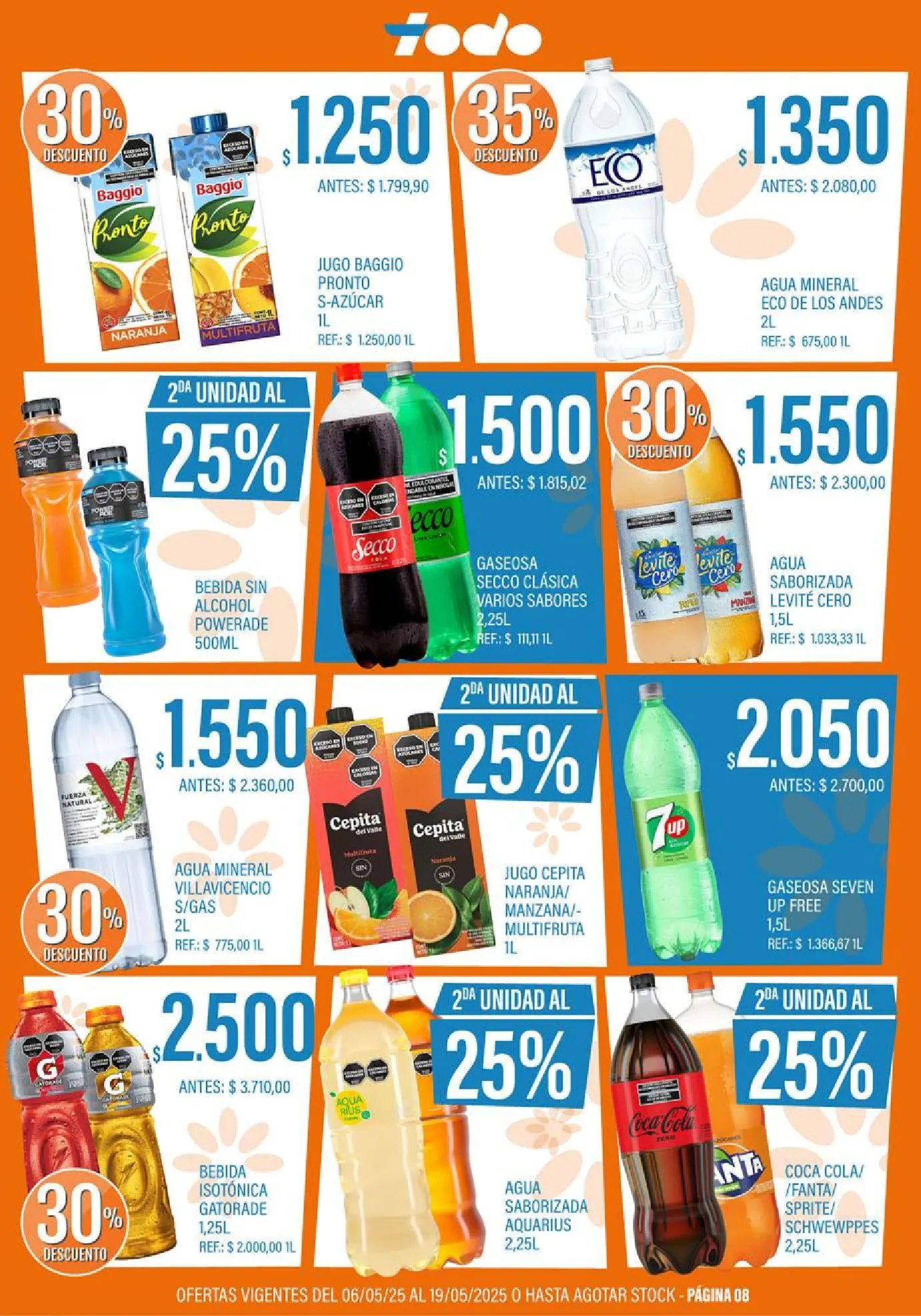 Ofertas de Ofertas Supermercados Todo 6 de mayo al 19 de mayo 2025 - Página 8 del catálogo
