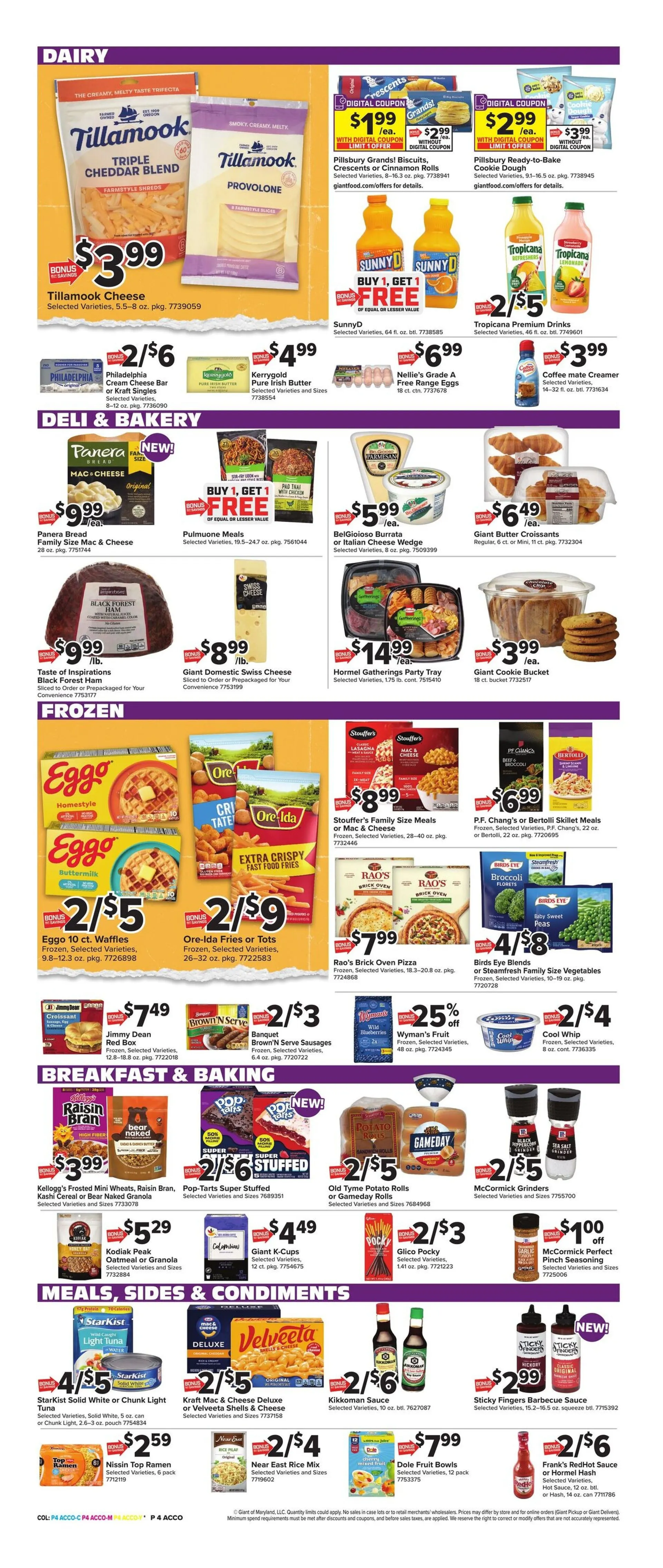Weekly promotion  Giant Food Sales spanning from May 22 to May 28 2026 - Page 8 for Catalogue 365