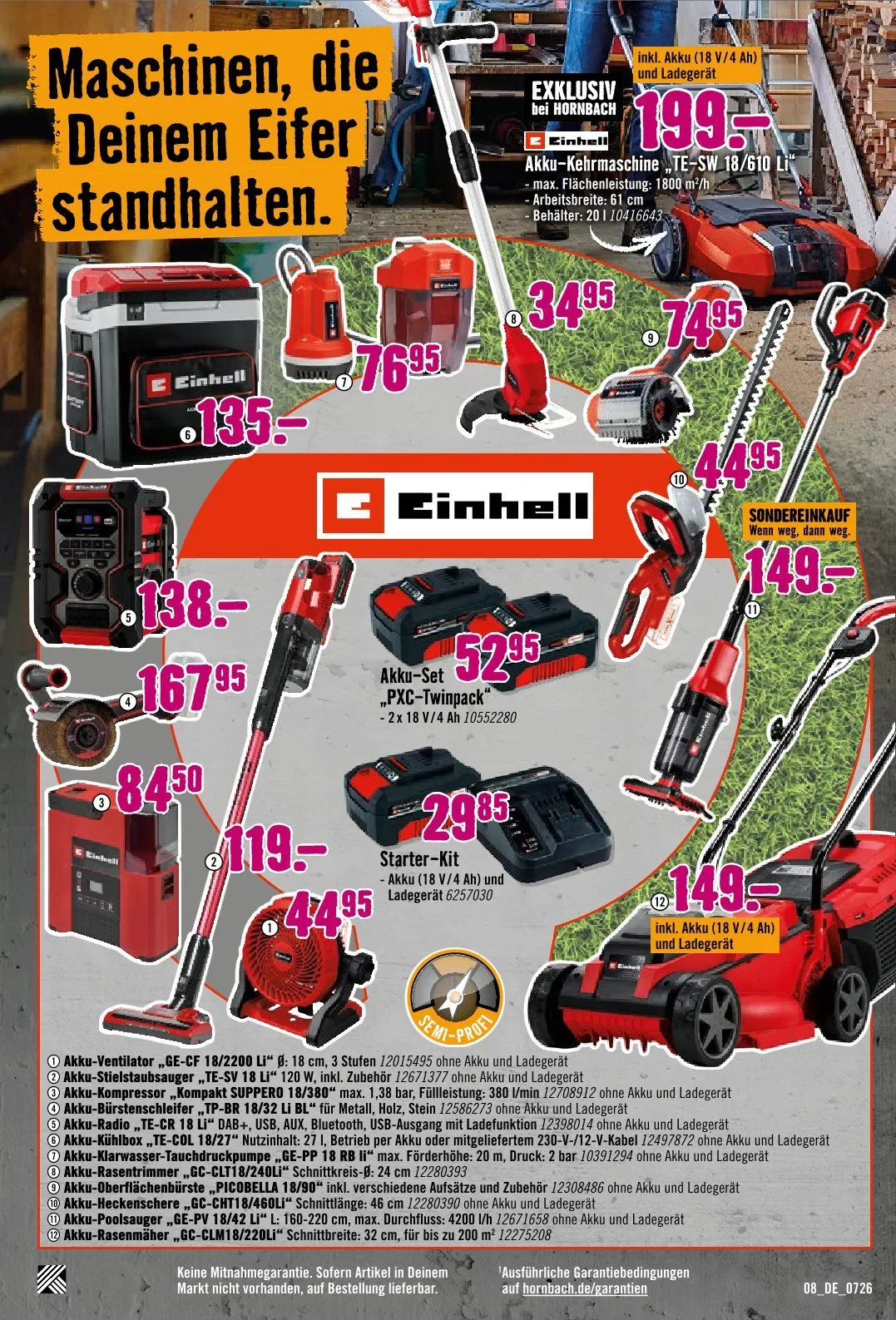 Hornbach Prospekte von 1. Juli bis 31. Juli 2026 - Prospekt seite 8